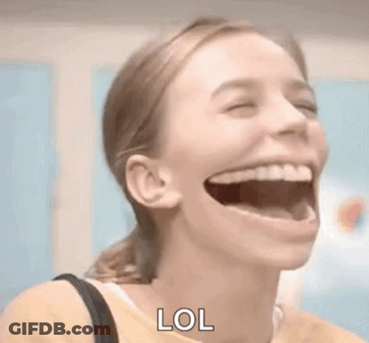 Laughing Meme Wide Mouth Face App GIF