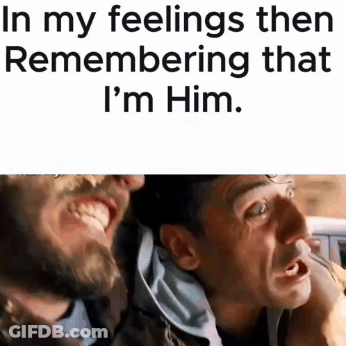 Laughing Men Remembering Feelings GIF