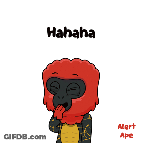 Laughing Monkey Hahaha Alert Ape GIF