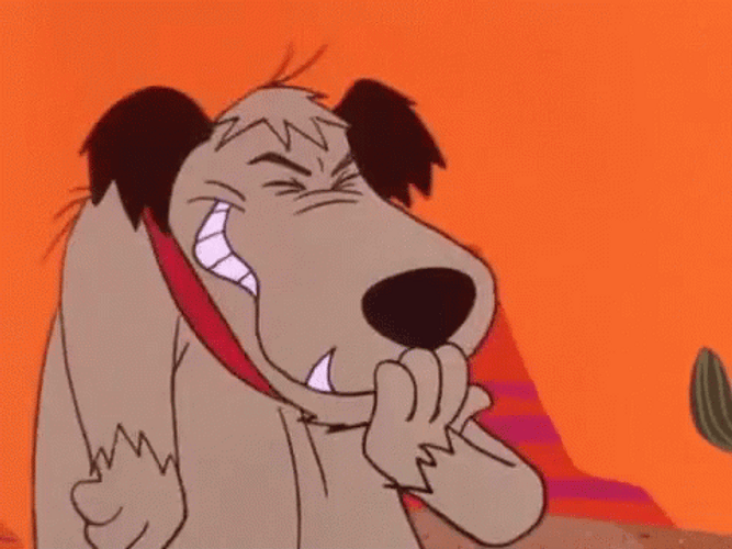 Laughing  Muttley Animated Dog GIF