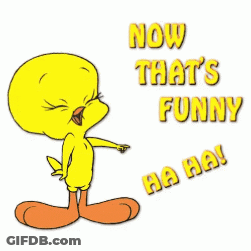 Laughing Out Loud Funny Tweety Bird GIF