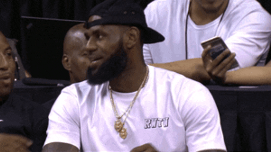 Laughing Out Loud Lebron James Lol NBA GIF