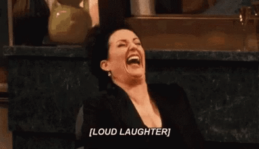 Laughing Out Loud Will And Grace Karen GIF
