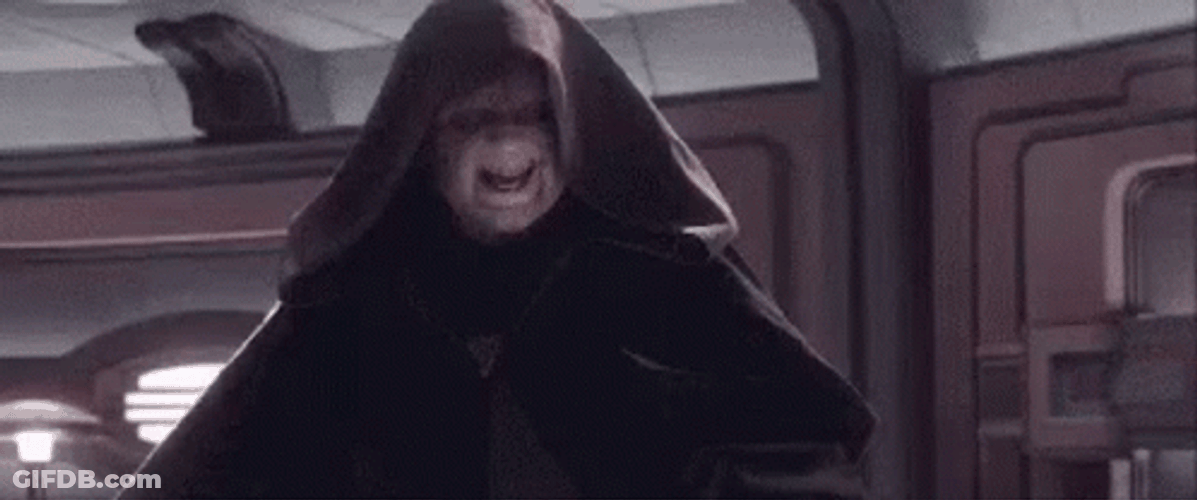 Laughing Palpatine Do It GIF