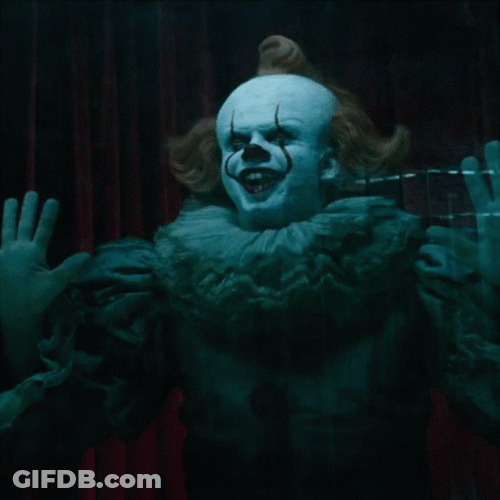 Laughing Pennywise It Terror GIF