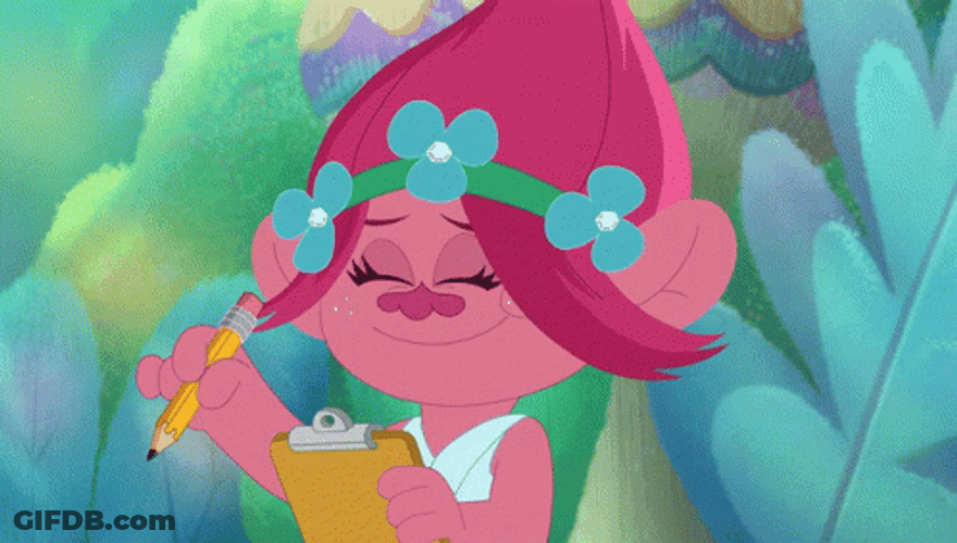 Laughing Poppy Check List GIF