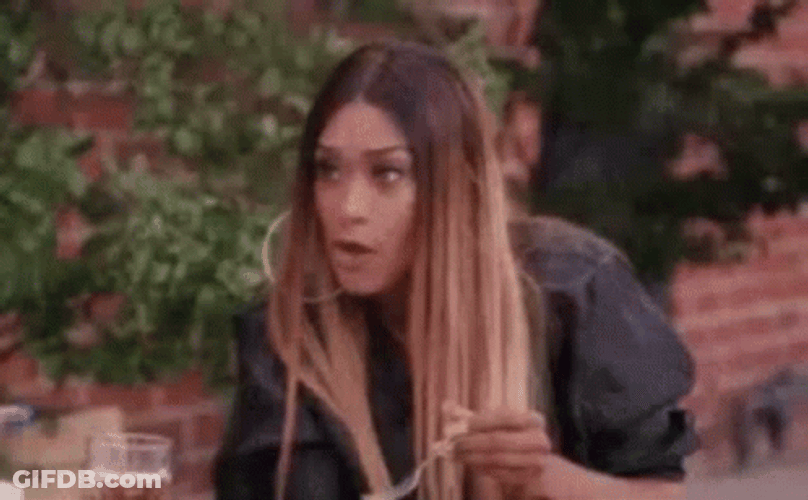 Laughing Porsha Williams Fall Out GIF