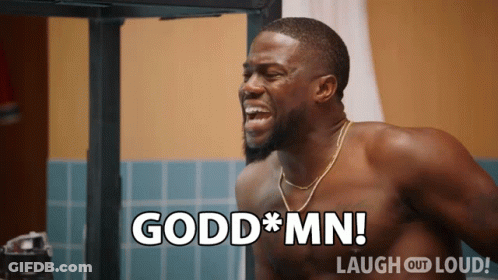 Laughing Shirtless Man Saying Godd * Mn GIF