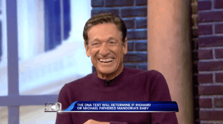 Laughing So Hard Maury GIF