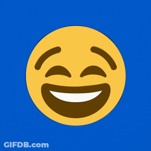 Laughing Then Crying Smiley Emoji GIF
