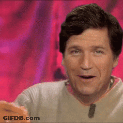 Laughing Tucker Carlson GIF