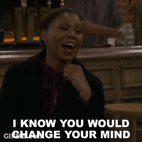 Laughing Woman I Know You'd Change Your Mind GIF