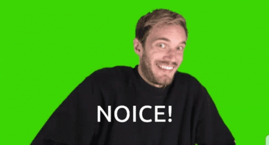 Laughing Youtuber Pewdiepie Noice GIF