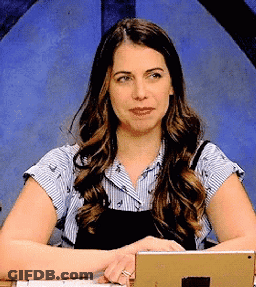 Laura Bailey Dislike Reaction GIF