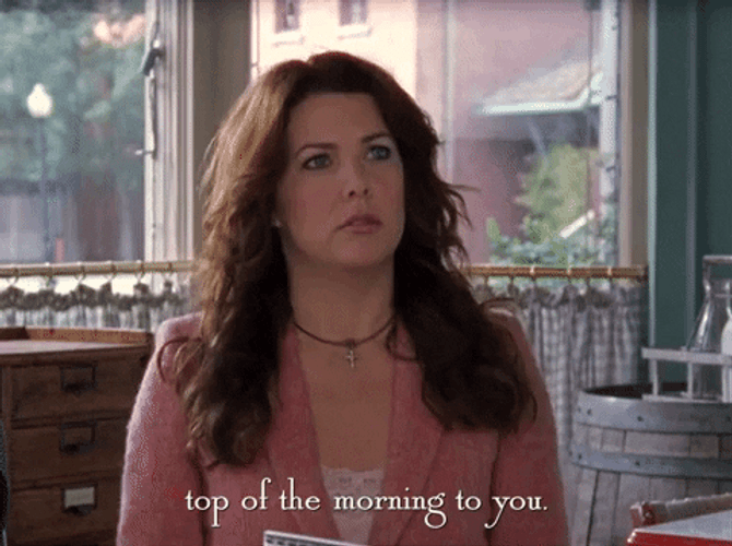 Lauren Graham Good Morning Meme GIF