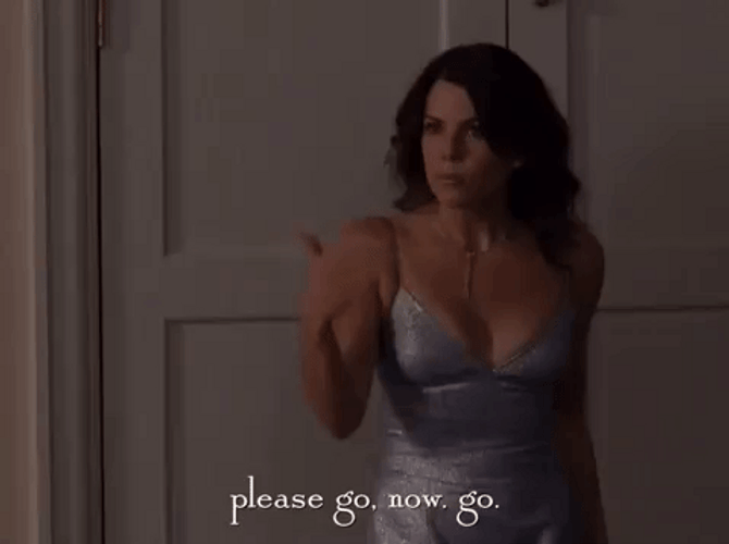Lauren Graham You Need To Leave Please Go GIF