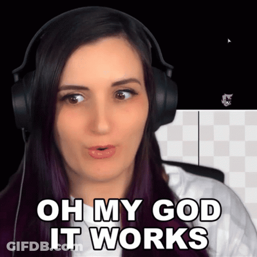Lauren Oh My God Its Working GIF