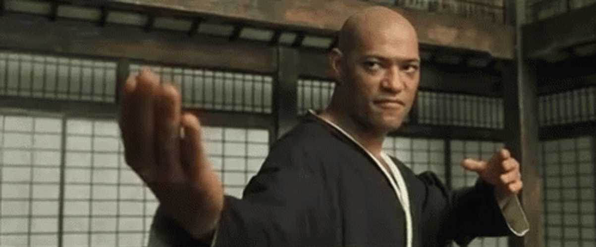 Laurence Fishburne Kung Fu GIF