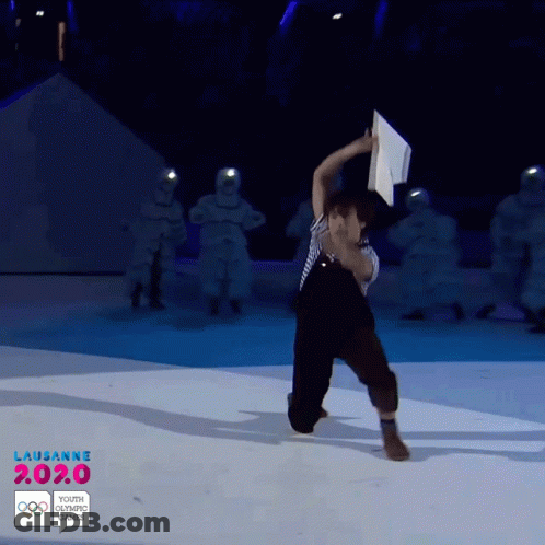 Lausanne 2020 Youth Olympic Games Dancing Person GIF