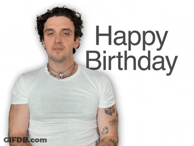 Lauv Birthday Greetings GIF
