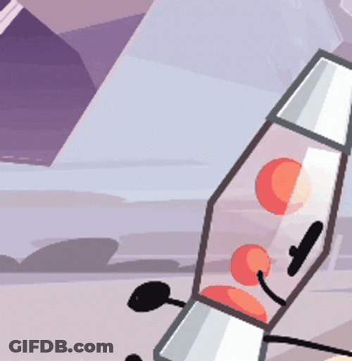 Lava Lamp Eating Fire GIF