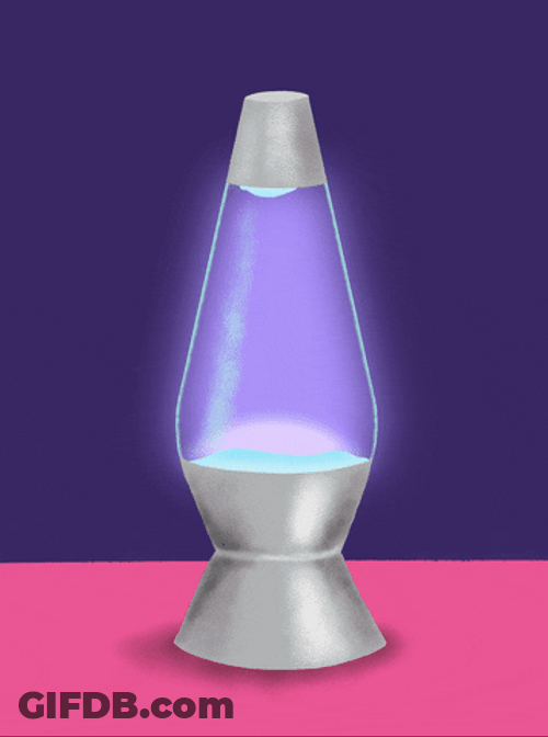 Lava Lamp Flowing Little By Little GIF