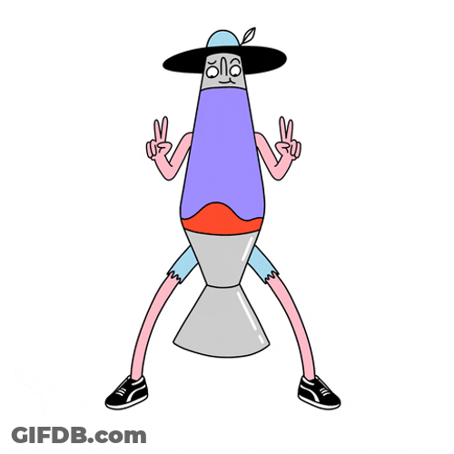 Lava Lamp Pose To Camera GIF
