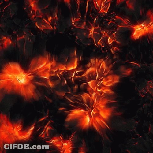 Lava Waving Animation GIF