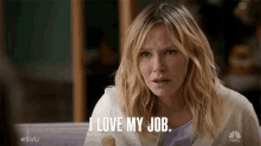 Law And Order Amanda Rollins I Love My Job GIF