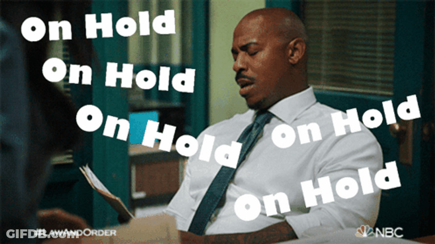 Law And Order On Hold GIF
