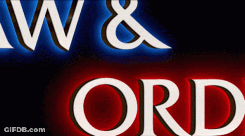 Law And Order Sign GIF