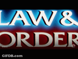 Law & Order Sign GIF