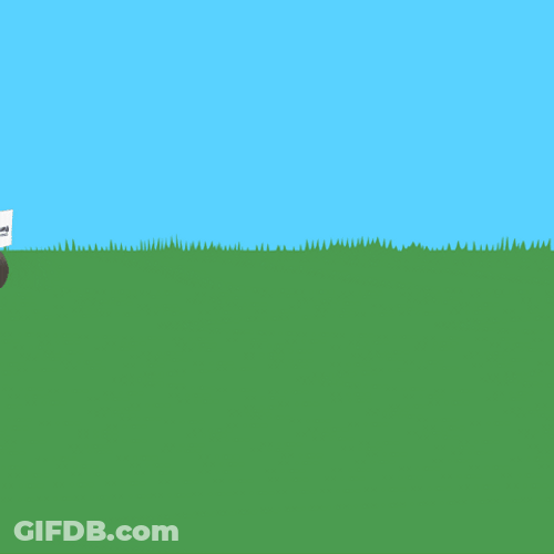 Lawn Mower Fly Cutting Grass GIF
