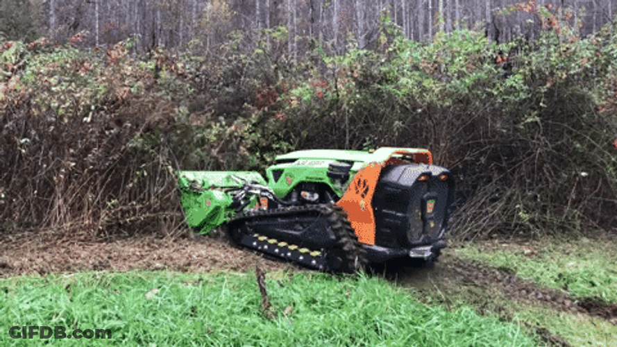 Lawn Mower North America Automatic Machine GIF