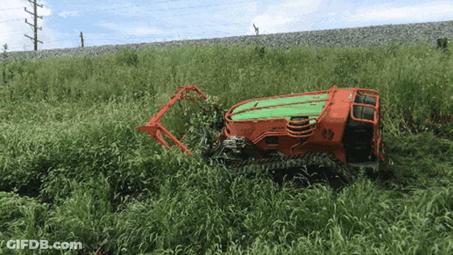 Lawn Mower Remote Control Work GIF