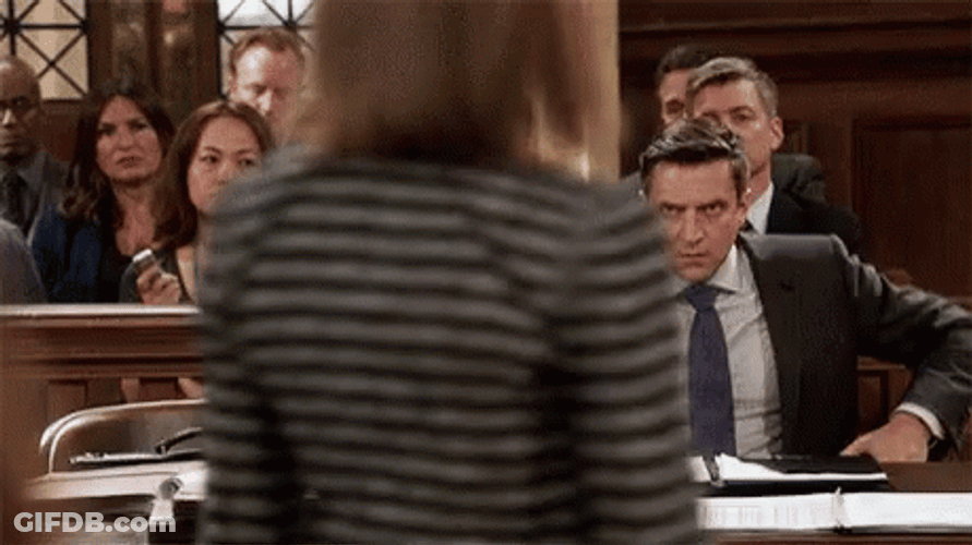 Lawyer Fixing His Coat GIF