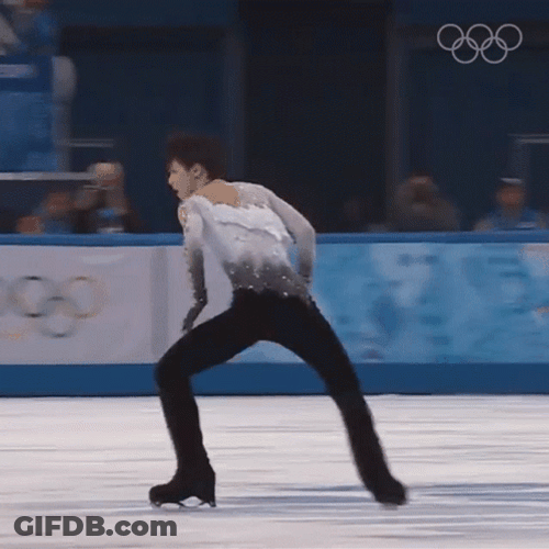 Lay Back Figure Skating GIF