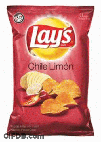 Lay's Chile Limon Chips Bag GIF