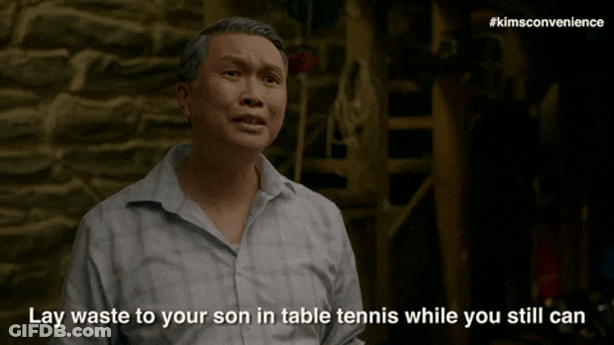 Lay Waste Son Table Tennis While Still Can GIF