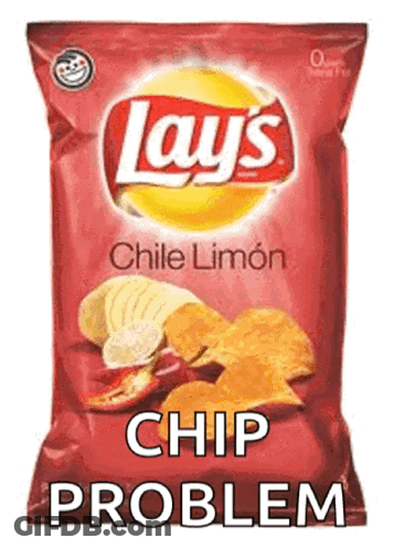Lays Chips Saying Chip Problem GIF