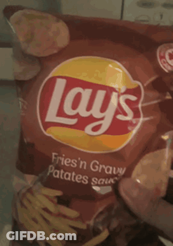 Lays Fries N Gravy Potatoes Sauce GIF