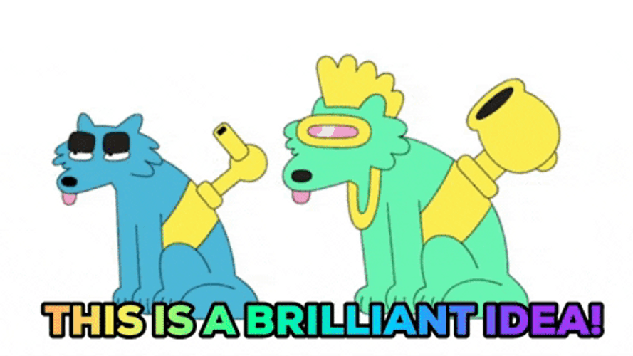 Lazor Wulf Good Thinking This Is Brilliant Idea GIF