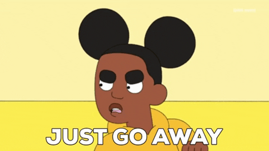 Lazor Wulf You Need To Leave Just Go Away GIF