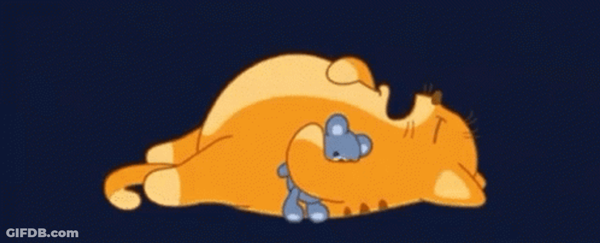 Lazy Cat Nap GIF