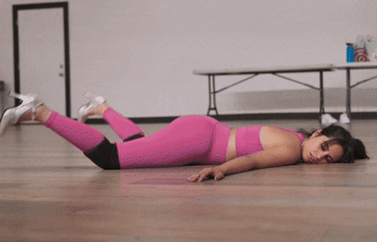 Lazy Exercise Camila Cabello GIF