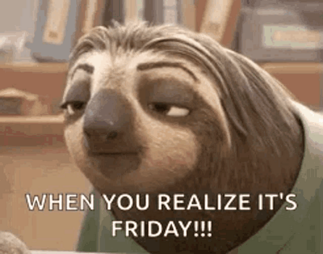 Lazy Friday Flash Zootopia GIF