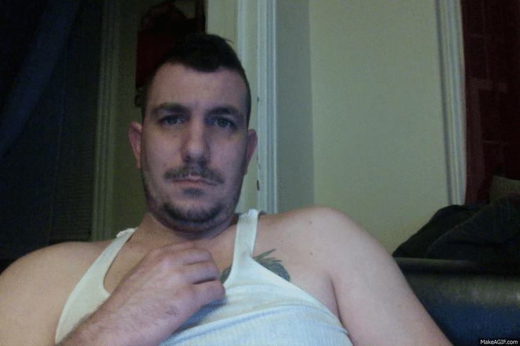 Lazy Guy Sneaky Eyebrows Up GIF