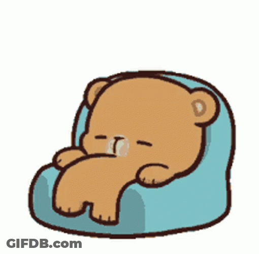 Lazy Mocha Sleeping GIF