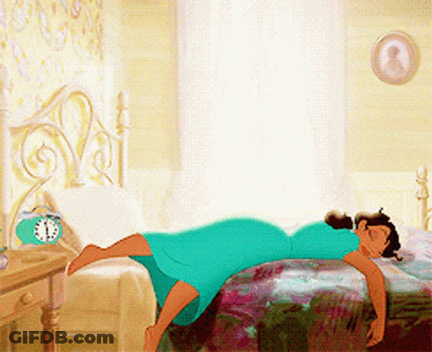 Lazy Sunday Princess Tiana GIF