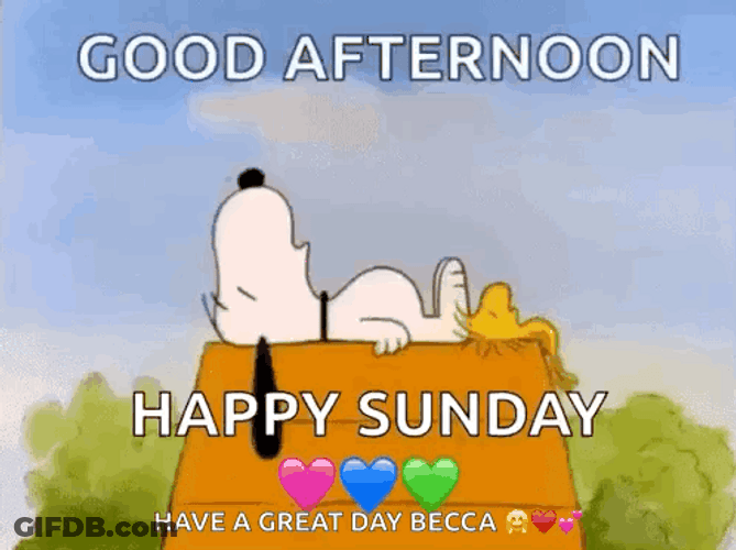 Lazy Sunday Snoopy Sleeping GIF